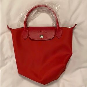 Mini Red Longchamp Bag